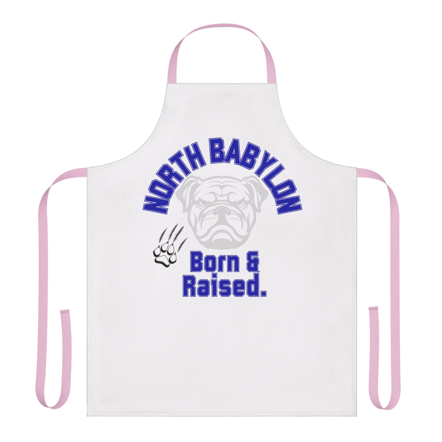 NB "Born & Raised" Chef's Apron – Trim Available in Multiple Colors