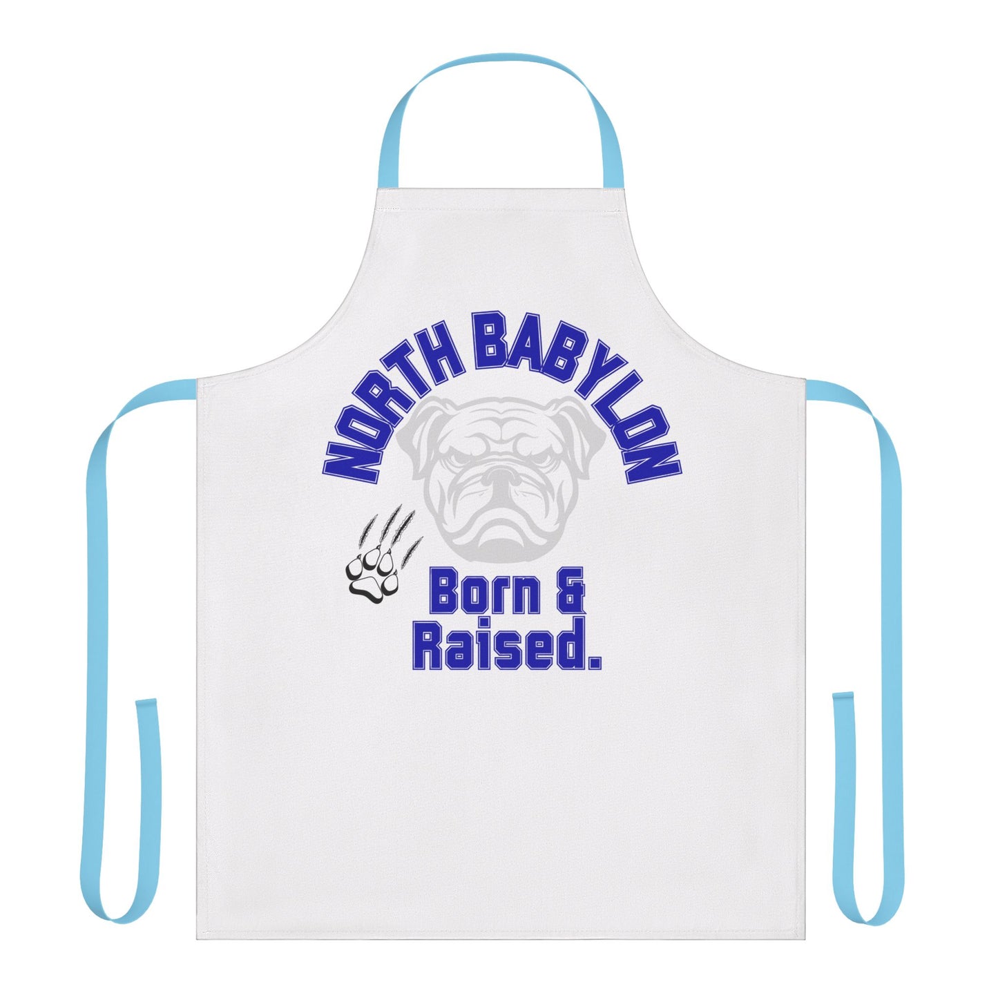 NB "Born & Raised" Chef's Apron – Trim Available in Multiple Colors