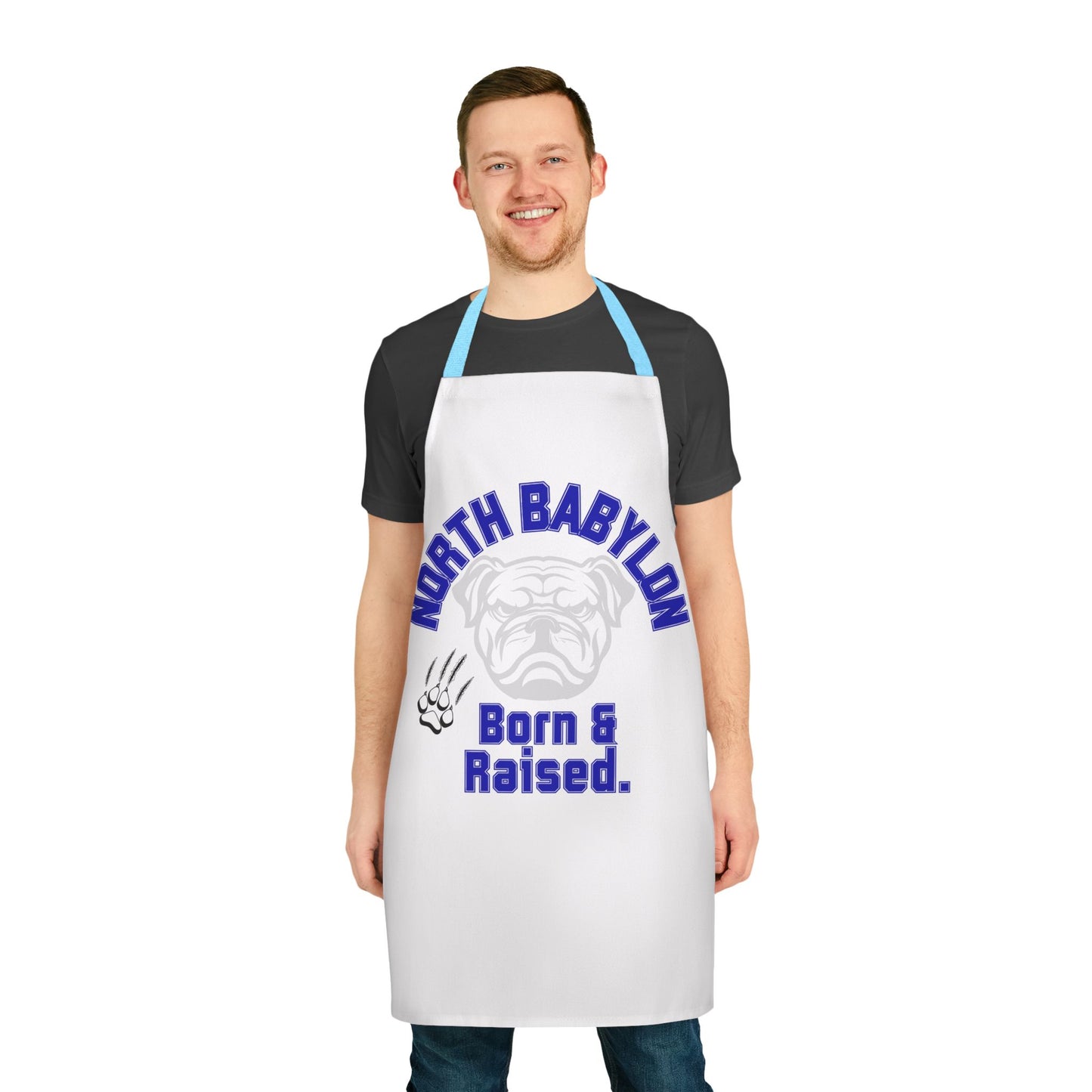 NB "Born & Raised" Chef's Apron – Trim Available in Multiple Colors