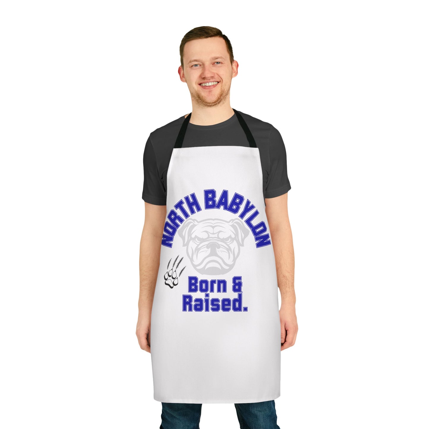 NB "Born & Raised" Chef's Apron – Trim Available in Multiple Colors