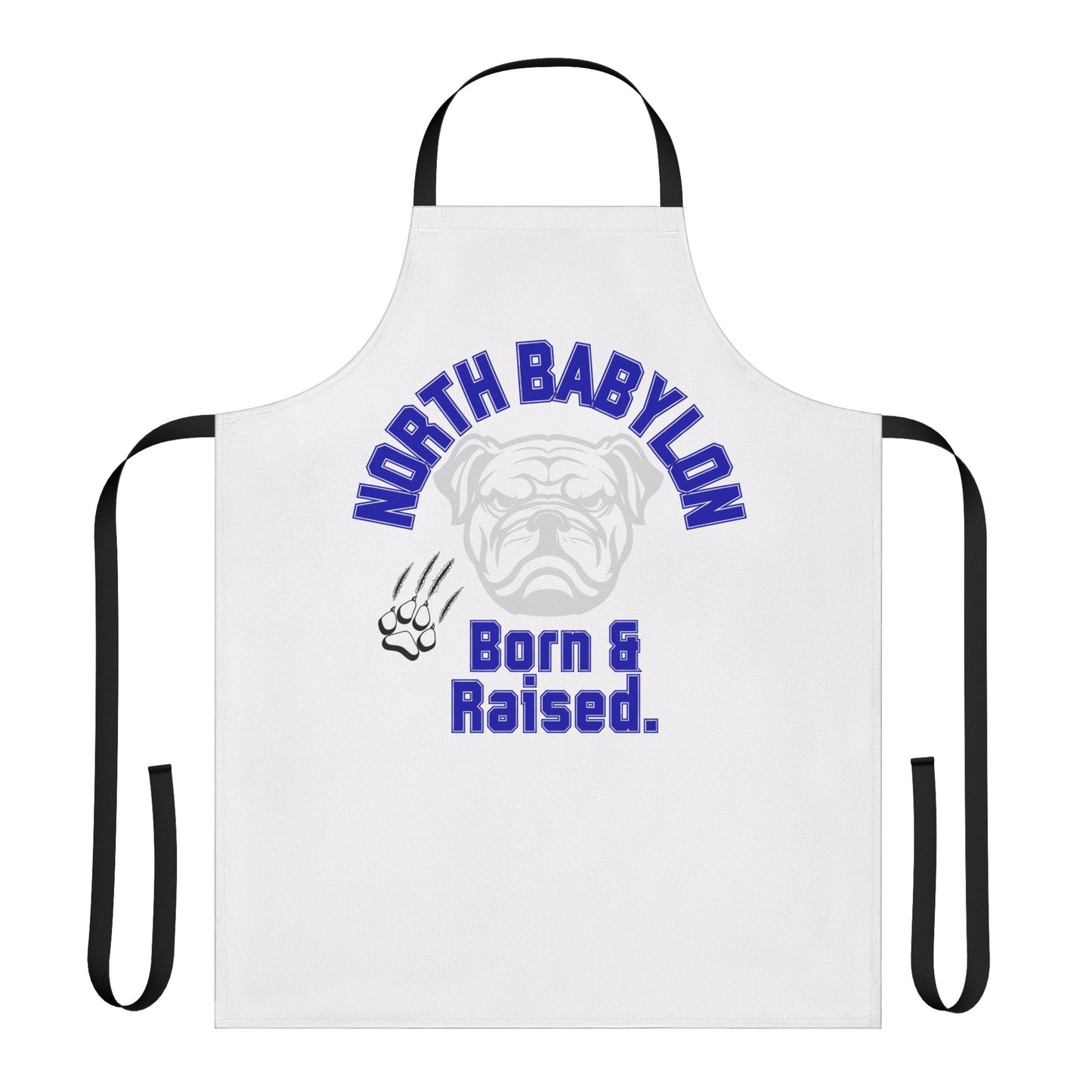 NB "Born & Raised" Chef's Apron – Trim Available in Multiple Colors