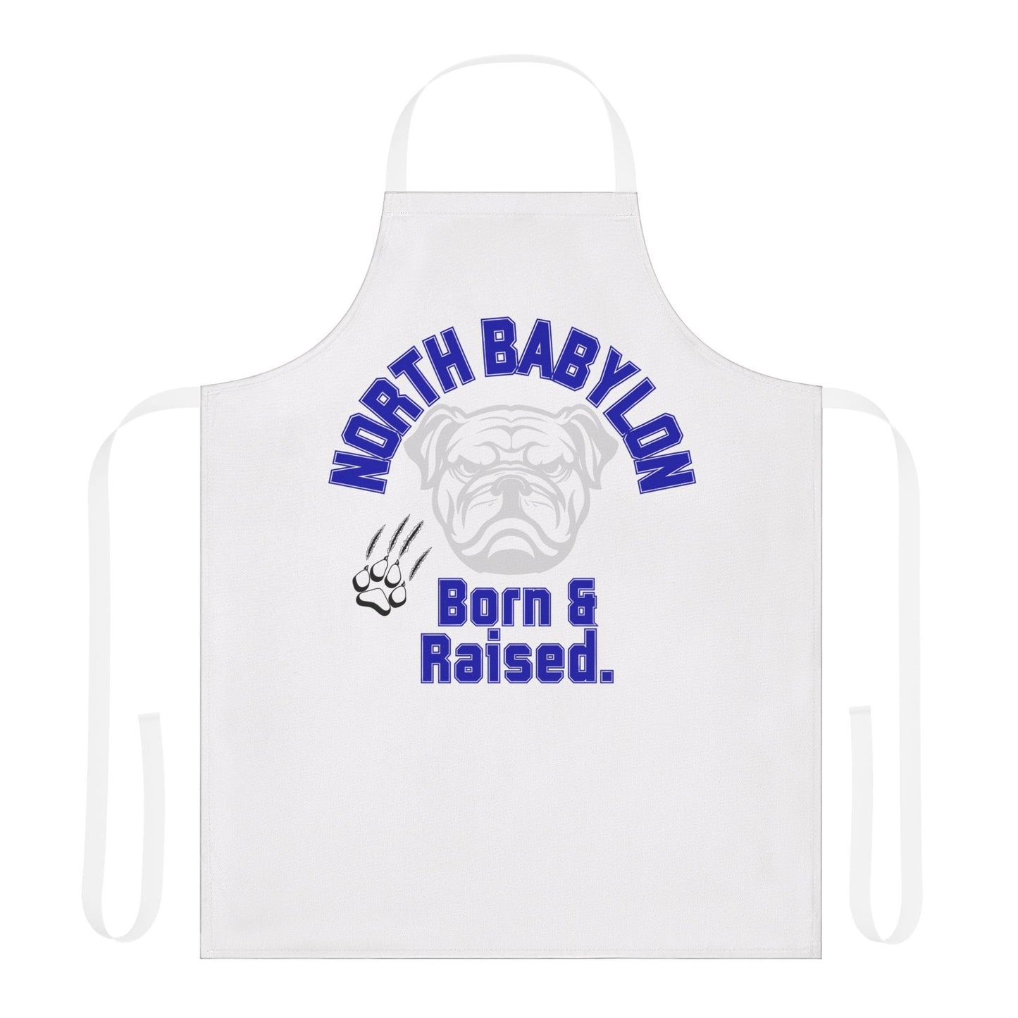 NB "Born & Raised" Chef's Apron – Trim Available in Multiple Colors