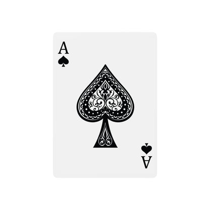 Custom Poker Playing Cards - NB 4Life Design with Ace of Spades