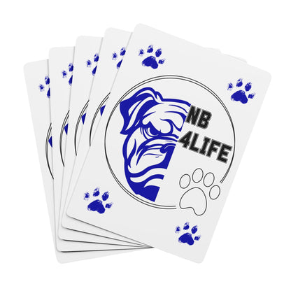 Custom Poker Playing Cards - NB 4Life Design with Ace of Spades