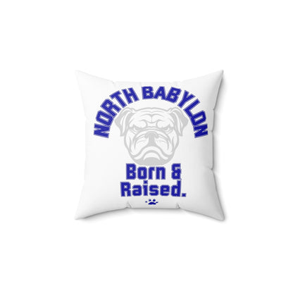 North Babylon "Born & Raised" Bulldog Pillow