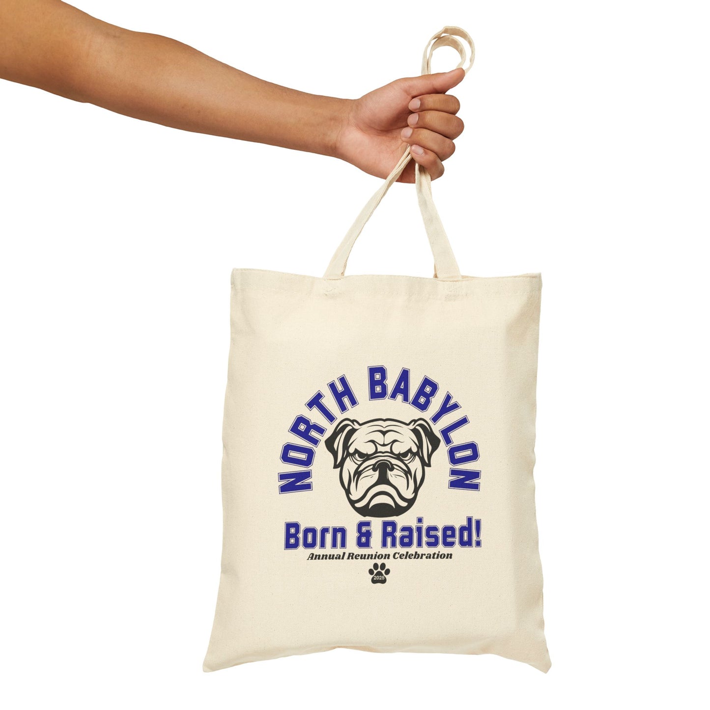 North Babylon "Born & Raised!" Canvas Tote
