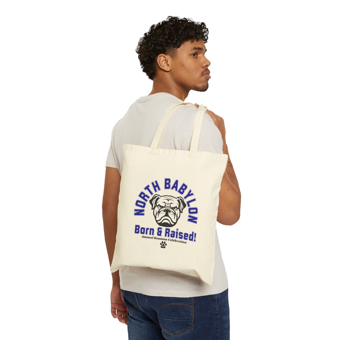 North Babylon "Born & Raised!" Canvas Tote